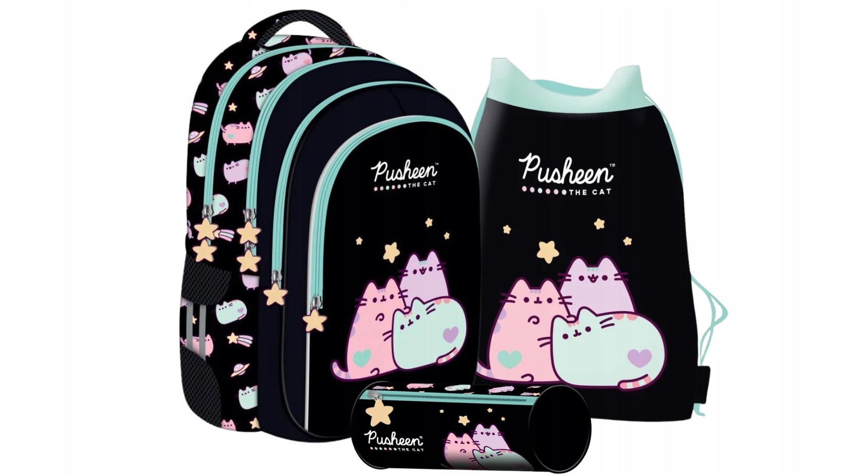 Viackomorový školský batoh Pusheen St. Majewski Multicolored 22 rokov